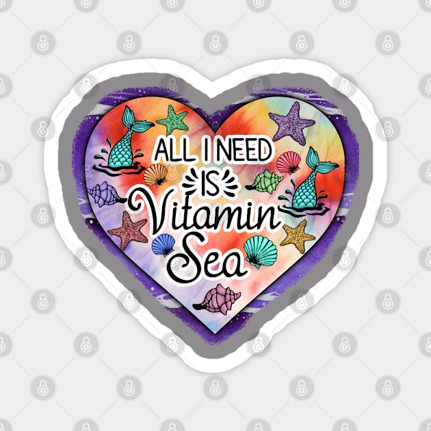 All I Nees is Vitamin Sea Magnet by O2Graphic