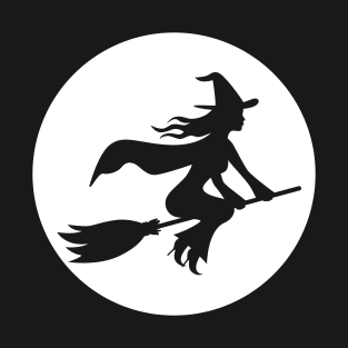 Flying Witch Halloween T-Shirt