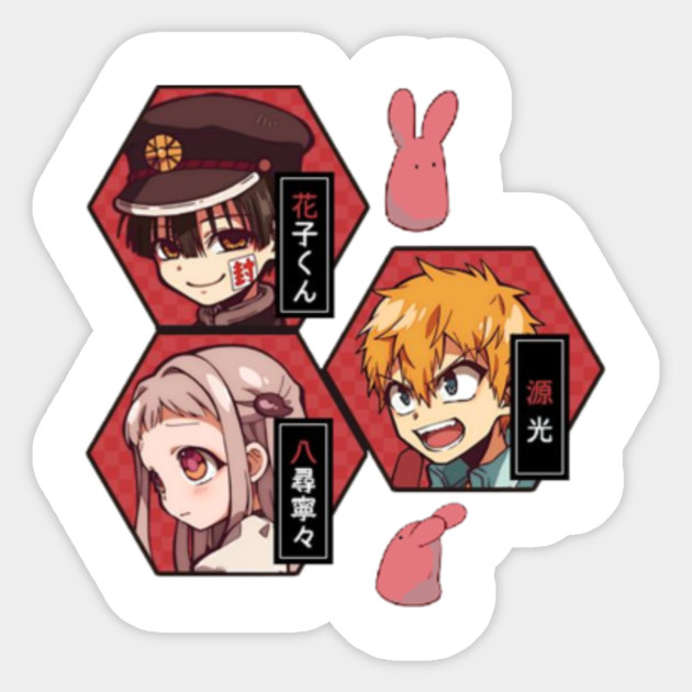 Get Wallpaper Trio Mokke Toilet Bound Hanako Kun Aufkleber Teepublic De Free HD