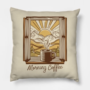 mornings are for coffee and contemplation Pillow