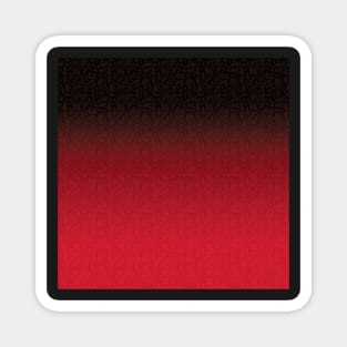 Bloody night, black and red ombre print Magnet