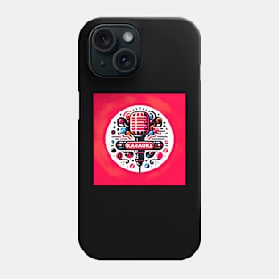 Karaoke illustration Phone Case