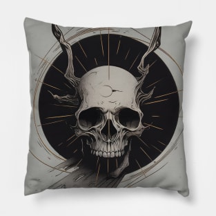 Devil's skull Pillow