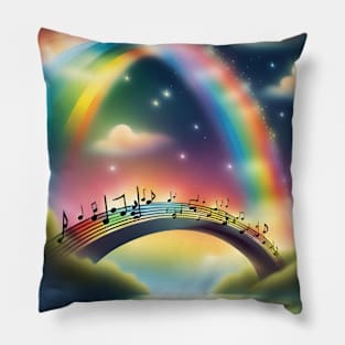 Rainbow Music Pillow