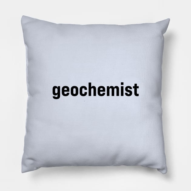 Geochemist Pillow by ElizAlahverdianDesigns