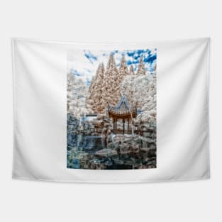 Chinese Garden Infrared Tapestry