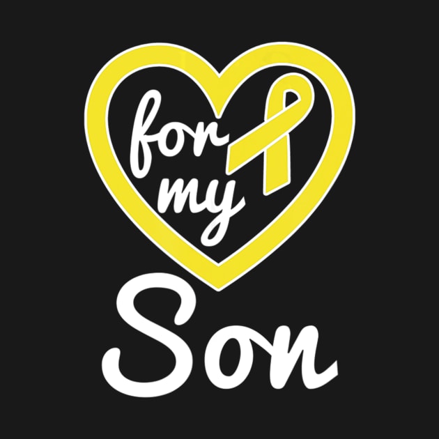 Sarcoma Cancer Shirt for Son Ribbon Awareness Products by ChristianCrecenzio
