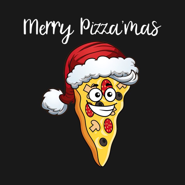 Christmas Pizza Funny Merry Pizzamas - Xmas Piza Lovers by EmilyCharlotty