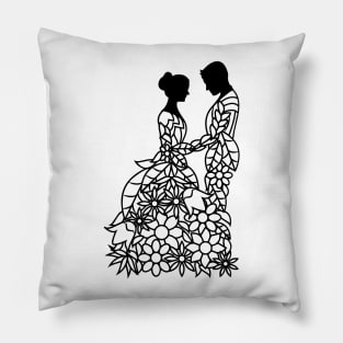 Bride And Groom Pillow