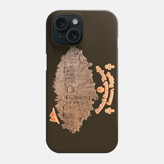 Ancient Karnak Temple: Luxor, Egypt Phone Case by Da Vinci Feather