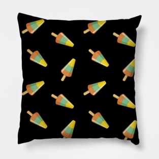 Cone Shaped Sorbet Stick Pattern Pillow