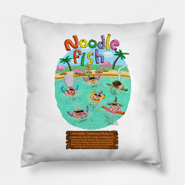 Noodle Fish Pillow by macccc8