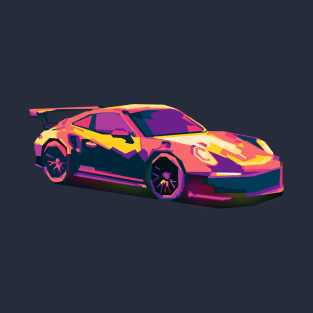 PORSCHE 911 GT2 COLORFUL T-Shirt