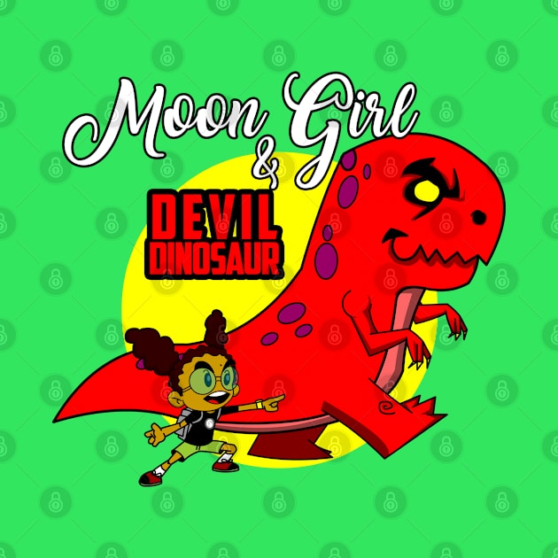 Moon Girl and Devil Dino! by IamNinjaD