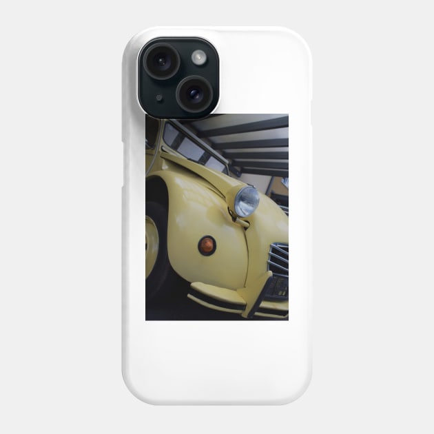 Citroen 2 CV another yellow duckling Phone Case by Roland69