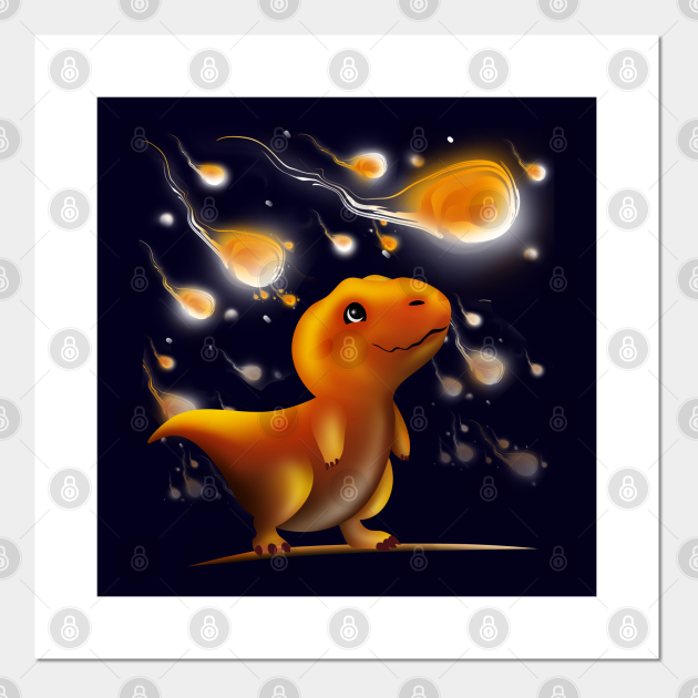 Meteor shower - Dinosaurs - Posters and Art Prints | TeePublic Meteor shower - Dinosaurs - Posters and Art Prints | TeePublic