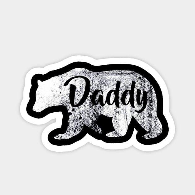 Daddy Bear Shirt Awesome Camping Magnet by Jipan