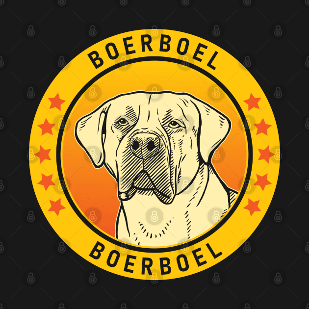 Boerboel Dog Portrait by millersye