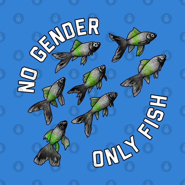 No Gender Only Fish Agender by Art by Veya