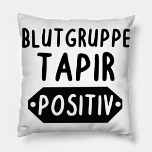 verrückter Tapir Spruch Tierliebhaber Motiv Pillow