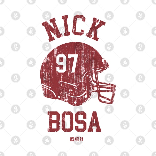 Nick Bosa San Francisco Helmet Font by TodosRigatSot