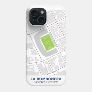 La Bombonera Map Design Phone Case