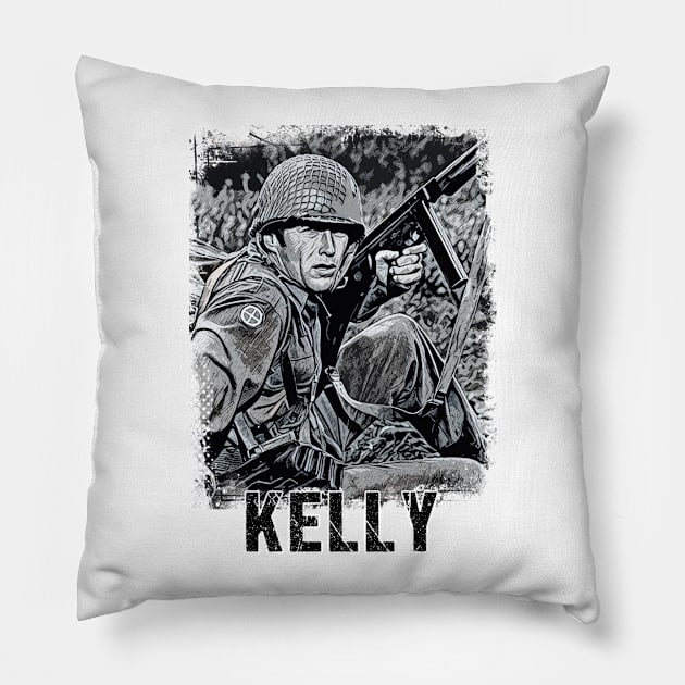 Kelly Vintage Portrait Pillow by Naumovski