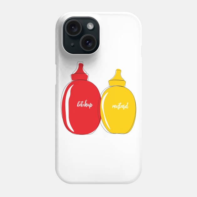 Let us ketchup some time soon Phone Case by TealFeatherCreations1