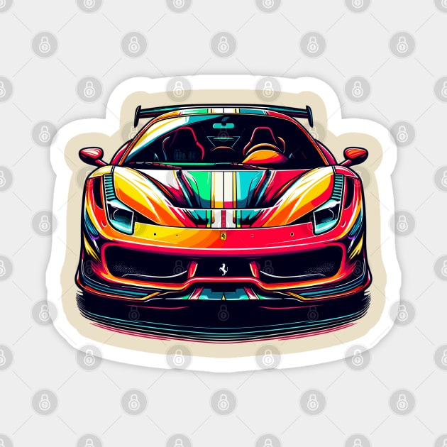 Ferrari 458 Magnet by Vehicles-Art