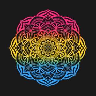 Pansexual Pride Mandala T-Shirt