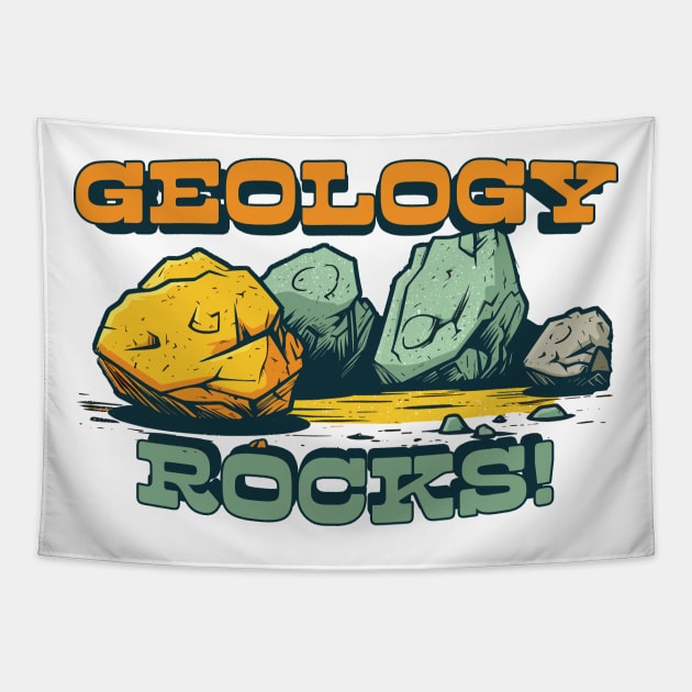 Geology Rocks! - Petrology/Geology Geek Design Tapestry by DankFutura