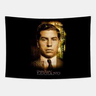 Charles 'Lucky' Luciano Design Tapestry