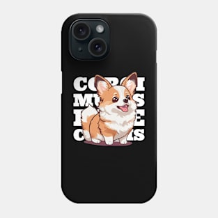 Corgi mums love corgis Phone Case