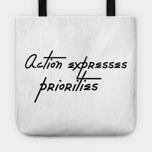 Action expresses priorities Tote