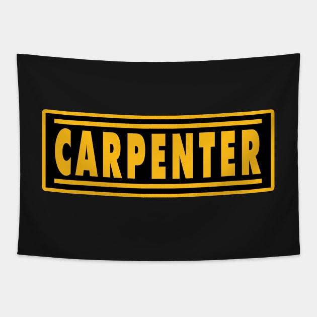 Carpenter Tapestry by  The best hard hat stickers 