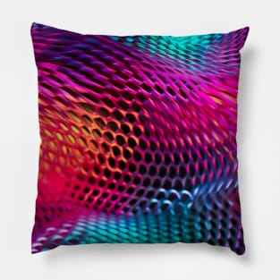 psychedelic 3D pattern Pillow