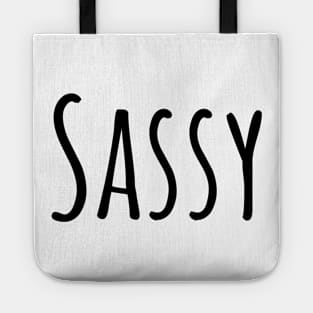 Sassy t-shirt Tote