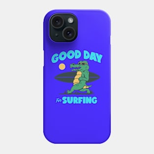 surfing  cocodrile Phone Case