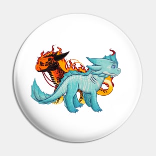 water and fire fury's dragons Pin