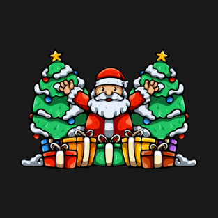 Santa Claus With The gifts T-Shirt