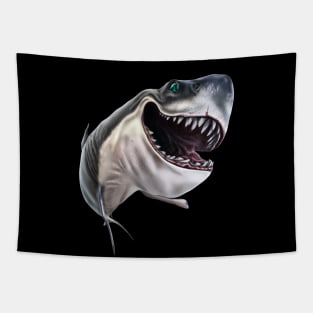 Smiling Shark Selfie Tapestry