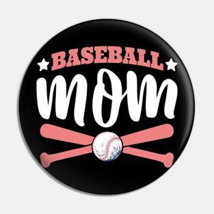 Baseball Mom Pin