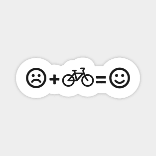 Cycling Happiness Bicycle Bike Cyclist Magnet