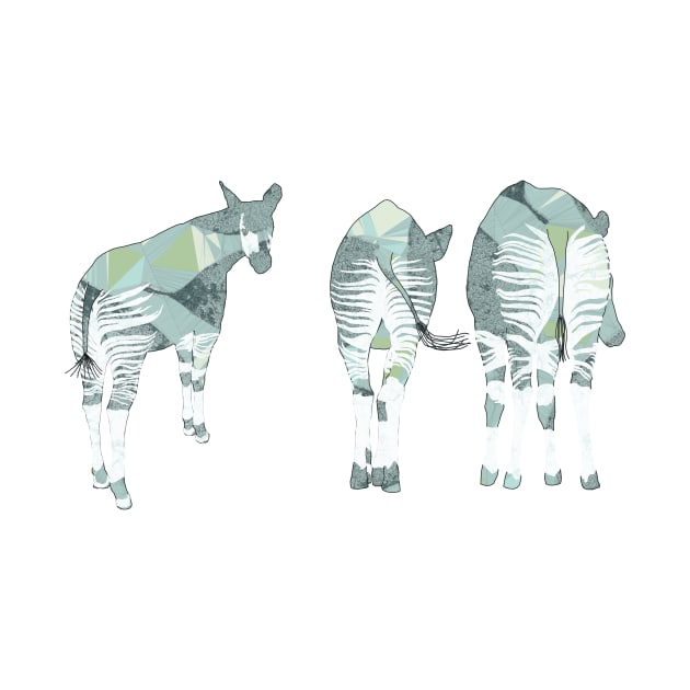 Okapi Geometric by MarbleCloud