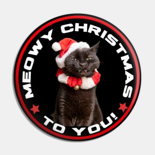 SCARY MEOWY CHRISTMAS Pin