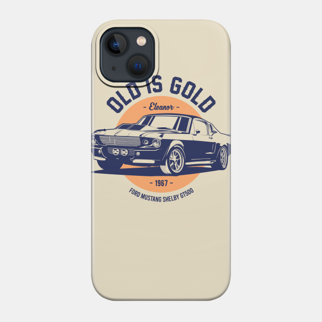 OLD IS GOLD - Car - Phone Case