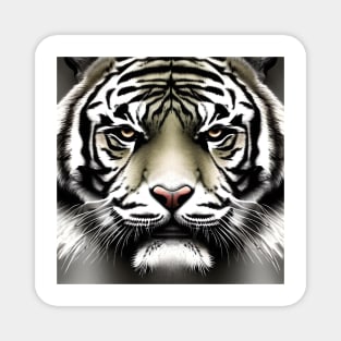 Tiger Screen Wildlife Portrait Magnet