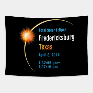 Fredericksburg Texas Tx Total Solar Eclipse 2024 1 Tapestry