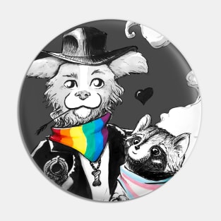 Cute LGBT friends Pin