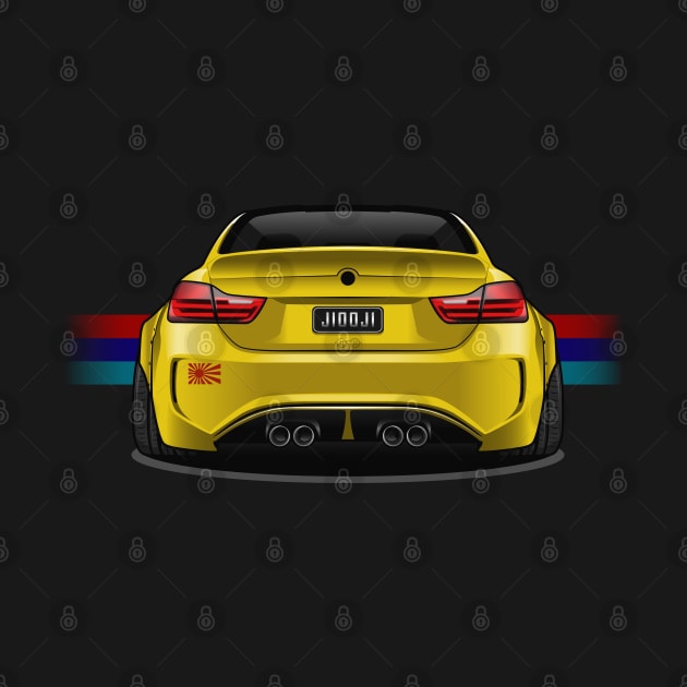 M4 Coupe Wide Body Kit (Yellow) by Jiooji Project